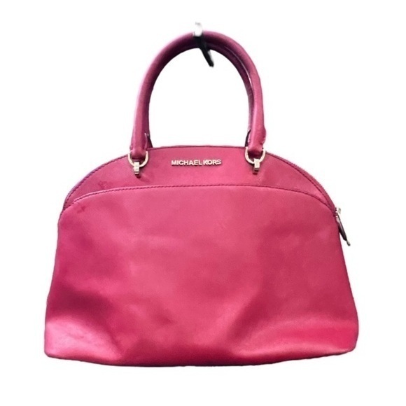 Michael Kors Handbags - 🎉SALE🎉 Michael Kors Dome Emmy Saffiano Leather Bag‎ Red Gold Hardware CLASSIC